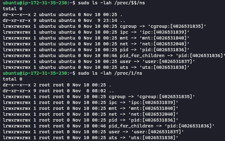 host namespace